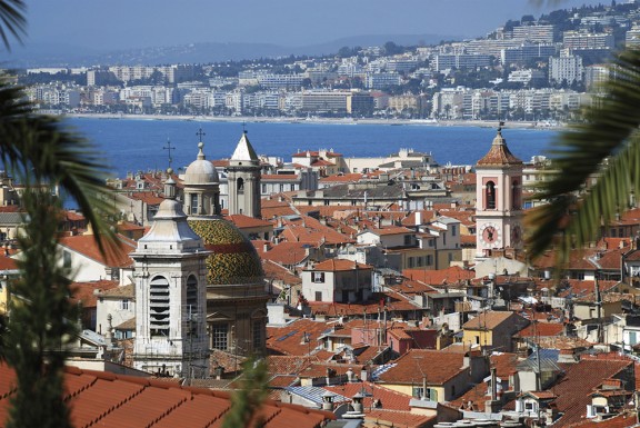 Cityscape of Nice, view from above