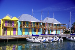 Heritage Quay shopping district, St Johns, Antigua