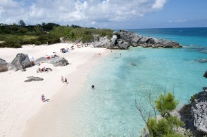 Beach in Horshoe bay Bermuda