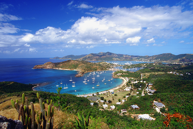 English Harbour and Falmouth Harbor, Antigua, Caribbean
