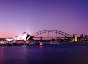Sydney Opera House and Harbor Bridge